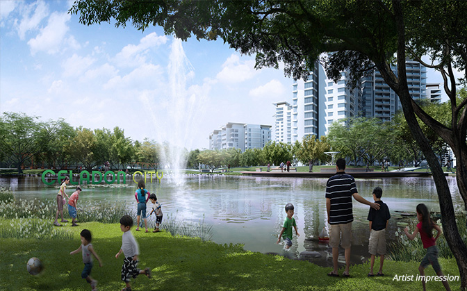  THI CÔNG CẢNH QUAN  CÔNG VIÊN CELAON CITY