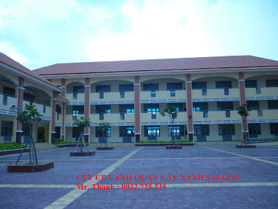  THI CÔNG CẢNH QUAN TẠI TRƯỜNG CĐ SƯ PHẬM TW 2